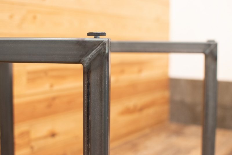テーブル用 ロの字型鉄脚（2個1セット） - MUKU-MO